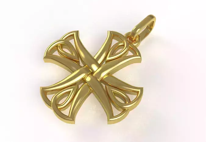 Celtic Knot Cross Pendant