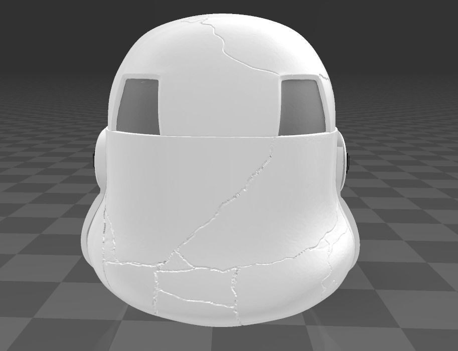 Star Wars Captain Enoch of Grand Admiral Thrawns  Helmet 3D print model_2