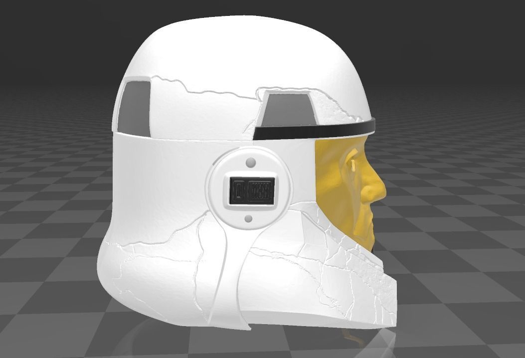 Star Wars Captain Enoch of Grand Admiral Thrawns  Helmet 3D print model_3
