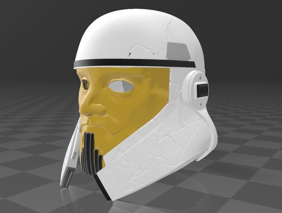 Star Wars Captain Enoch of Grand Admiral Thrawns  Helmet 3D print model_1