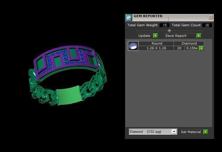Rings 3D print model_3