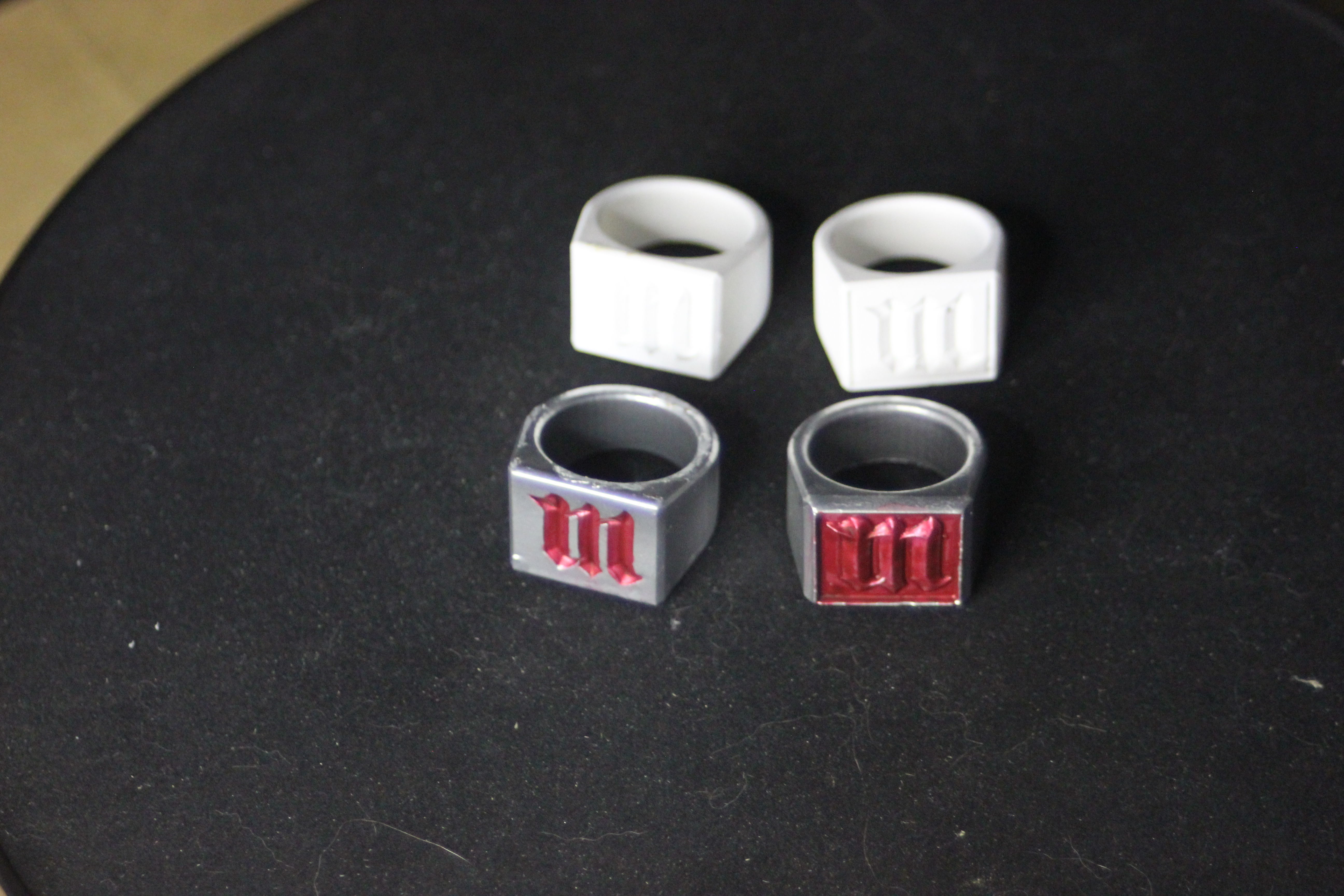 Mother Energy Signature M Logo on a Ring 3D print model_3