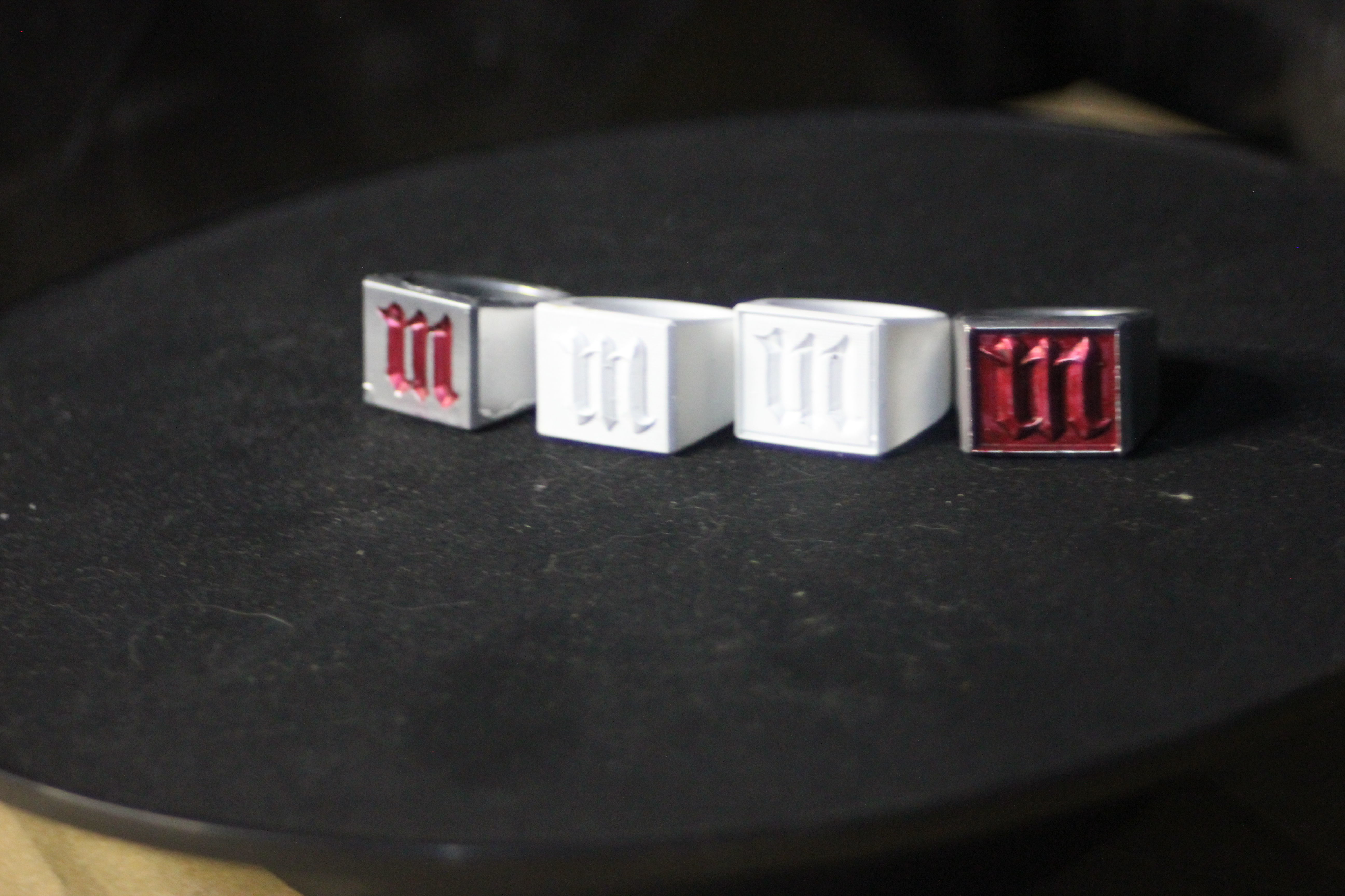 Mother Energy Signature M Logo on a Ring 3D print model_1