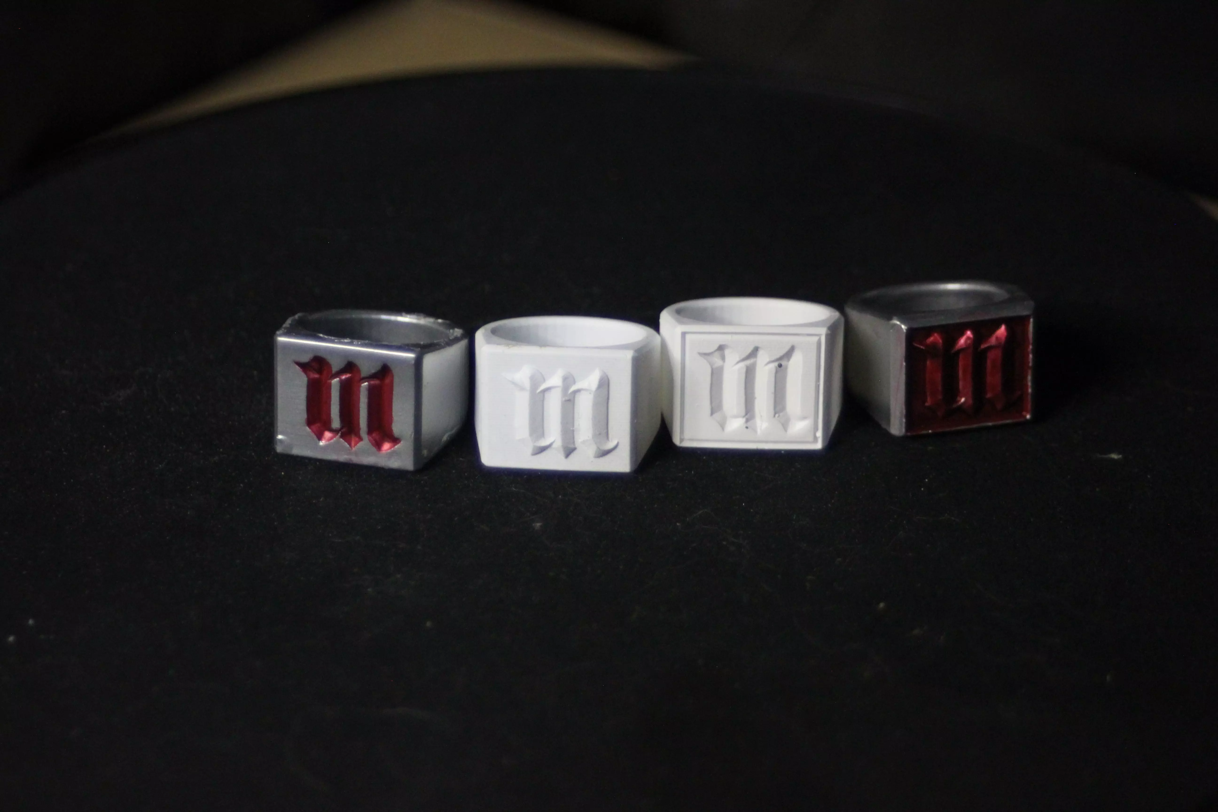 Mother Energy Signature M Logo on a Ring 3D print model_0