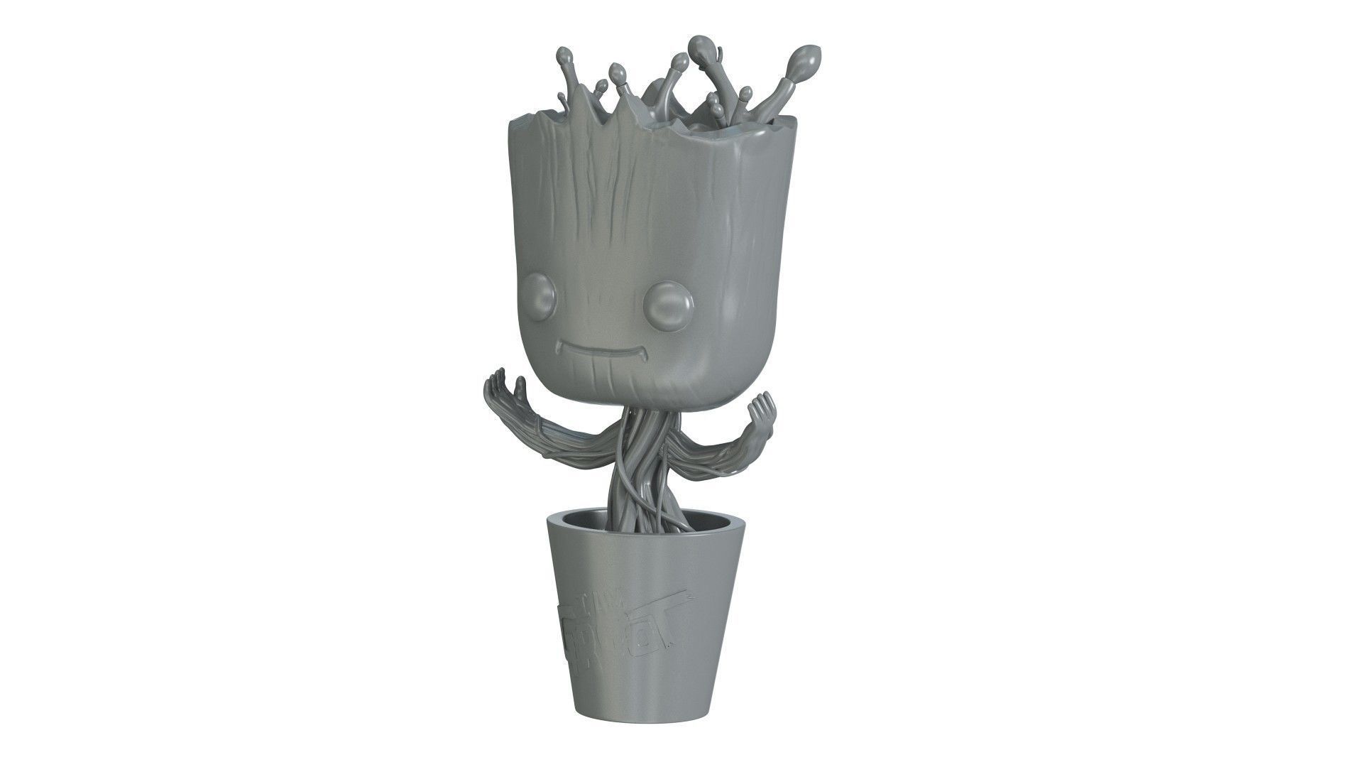 Dancing Groot Figure 3D print model_15