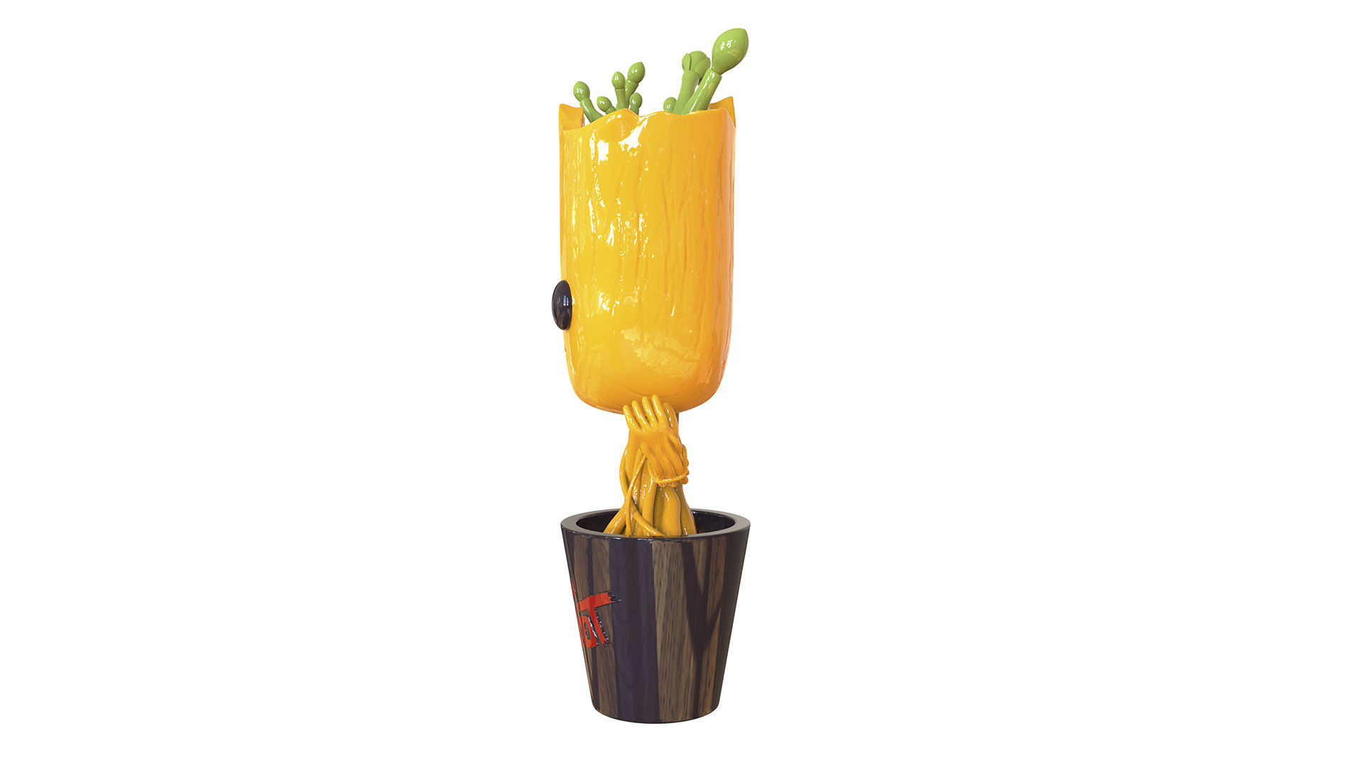Dancing Groot Figure 3D print model_2