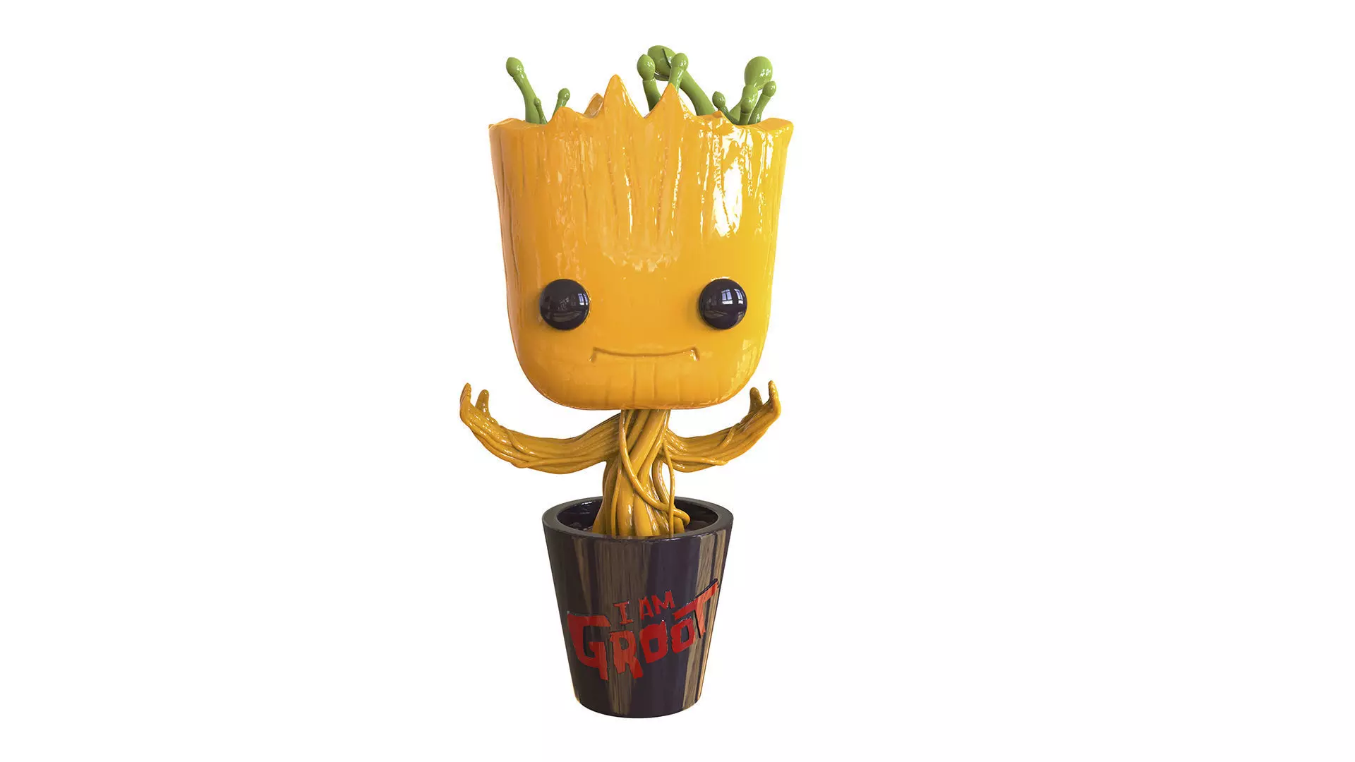 Dancing Groot Figure 3D print model_0