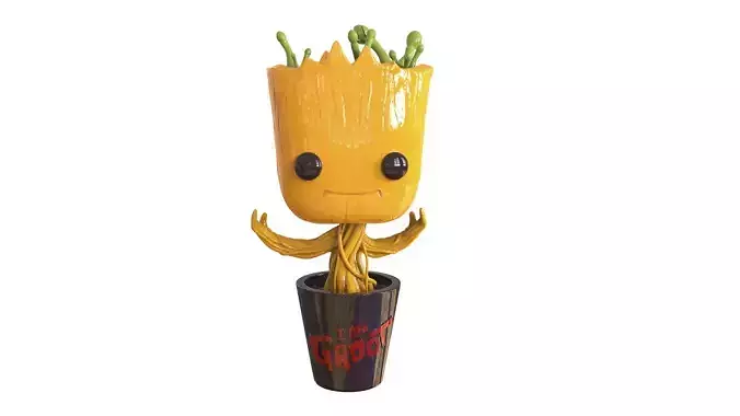 Dancing Groot Figure