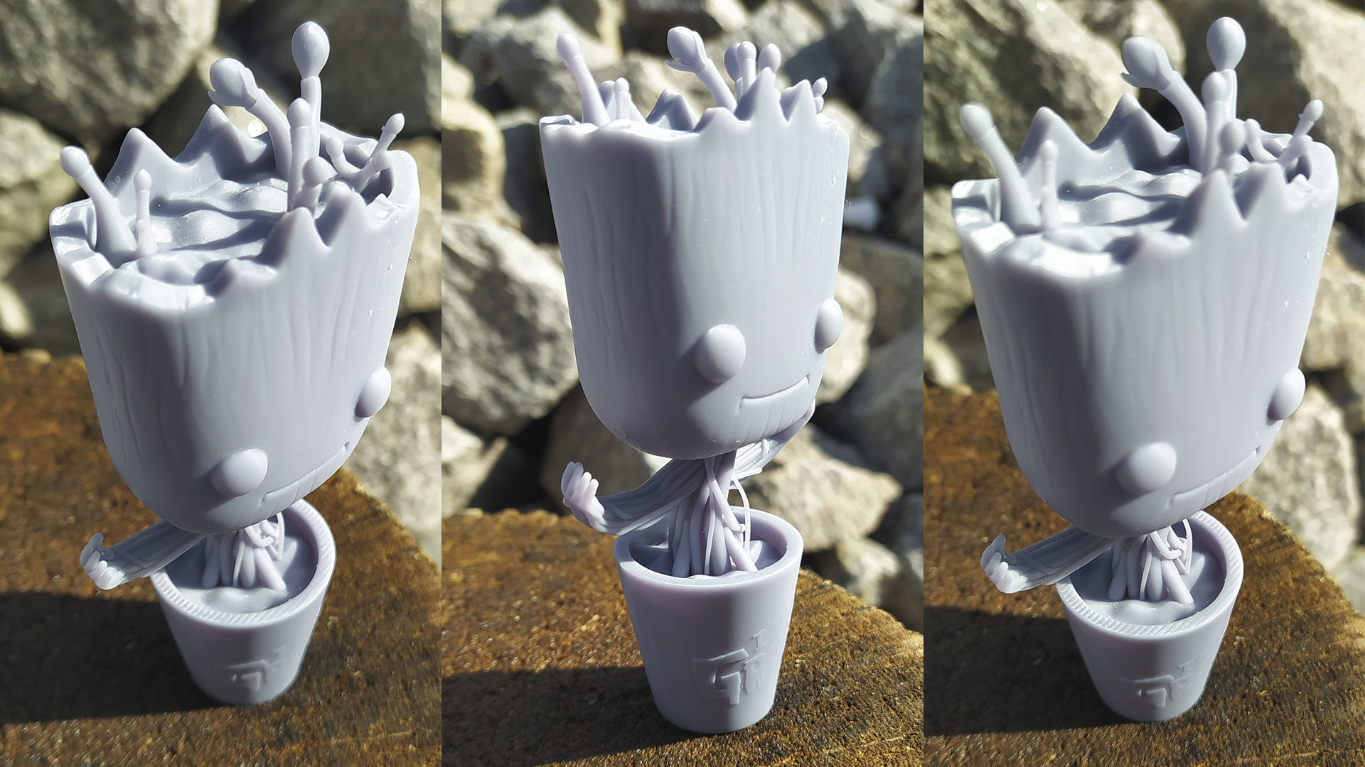 Dancing Groot Figure 3D print model_16