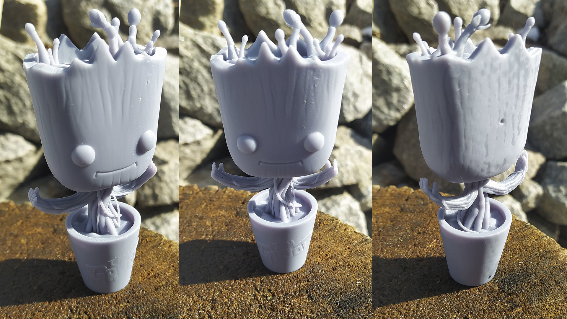 Dancing Groot Figure 3D print model_17