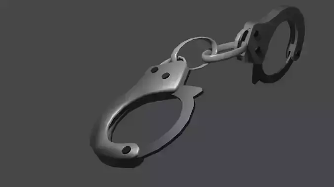 Hand Cuff modern Low-poly 3D model