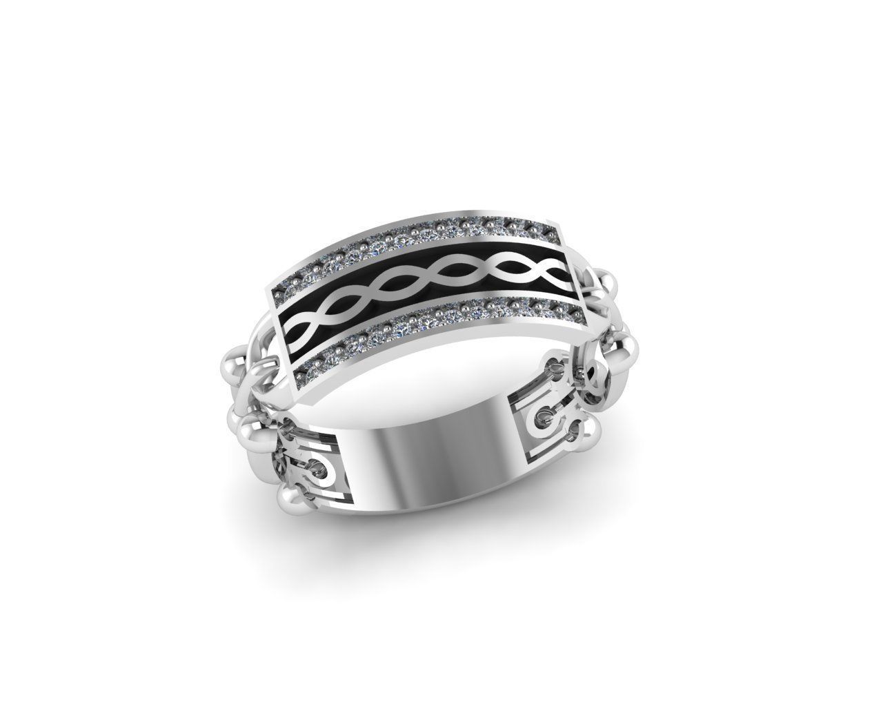 Rings 3D print model_1