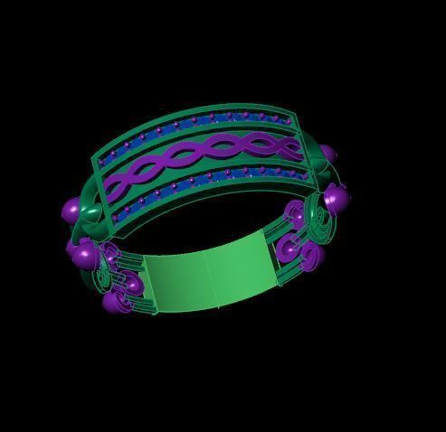 Rings 3D print model_2