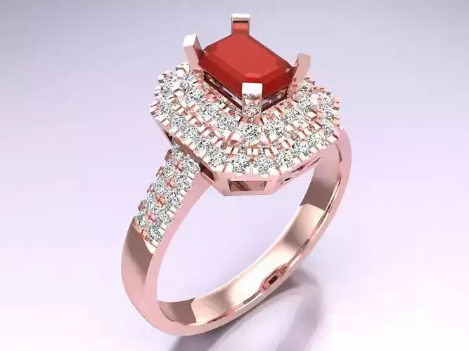 Rectangular Stone Rings - Womens Rings - N225241