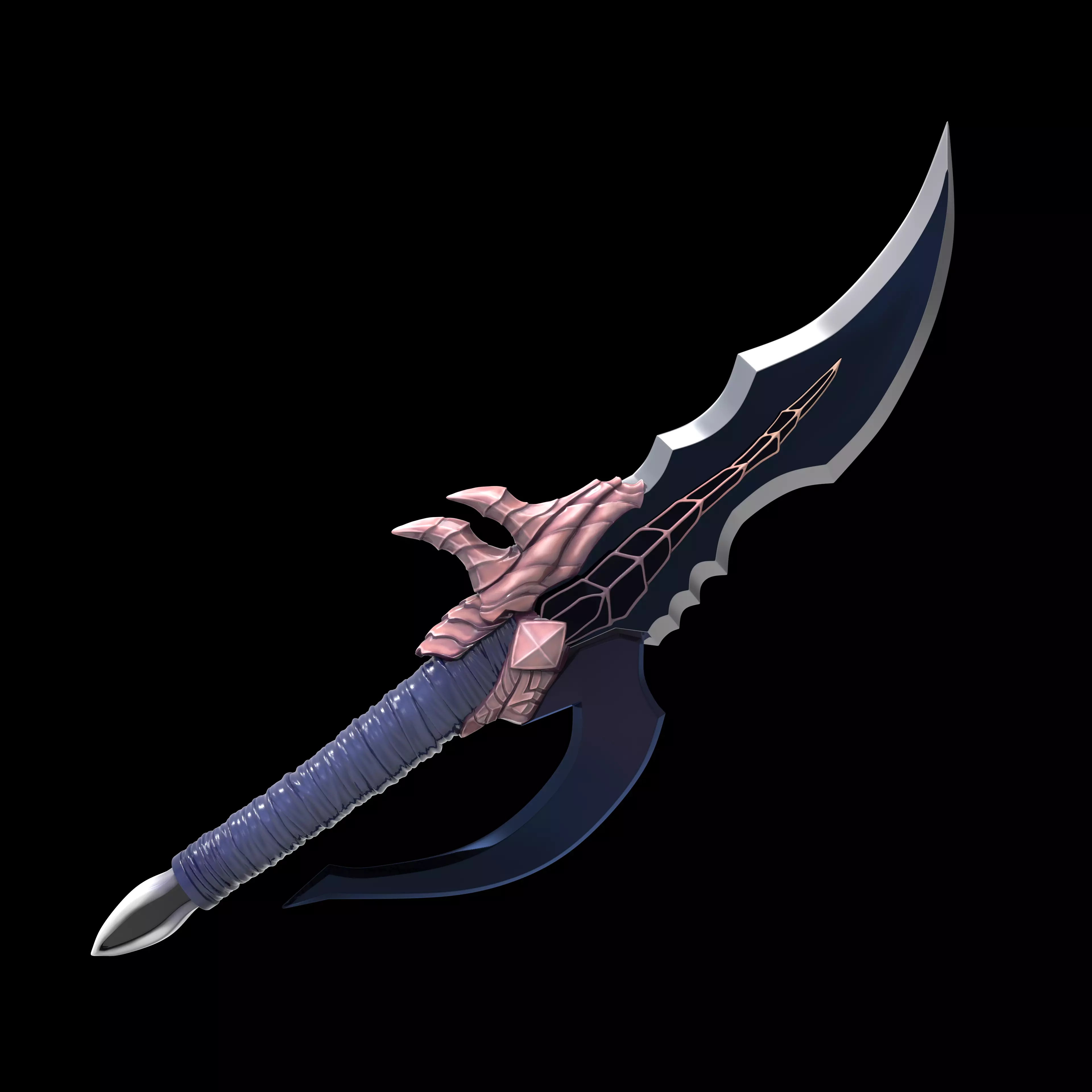 Dagger 02 - Kasaka s Venom Fang - Solo Leveling 3D print model