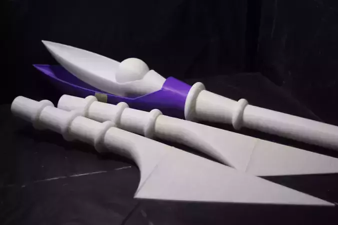 Dark Magician Staff - Style 3 3D print model