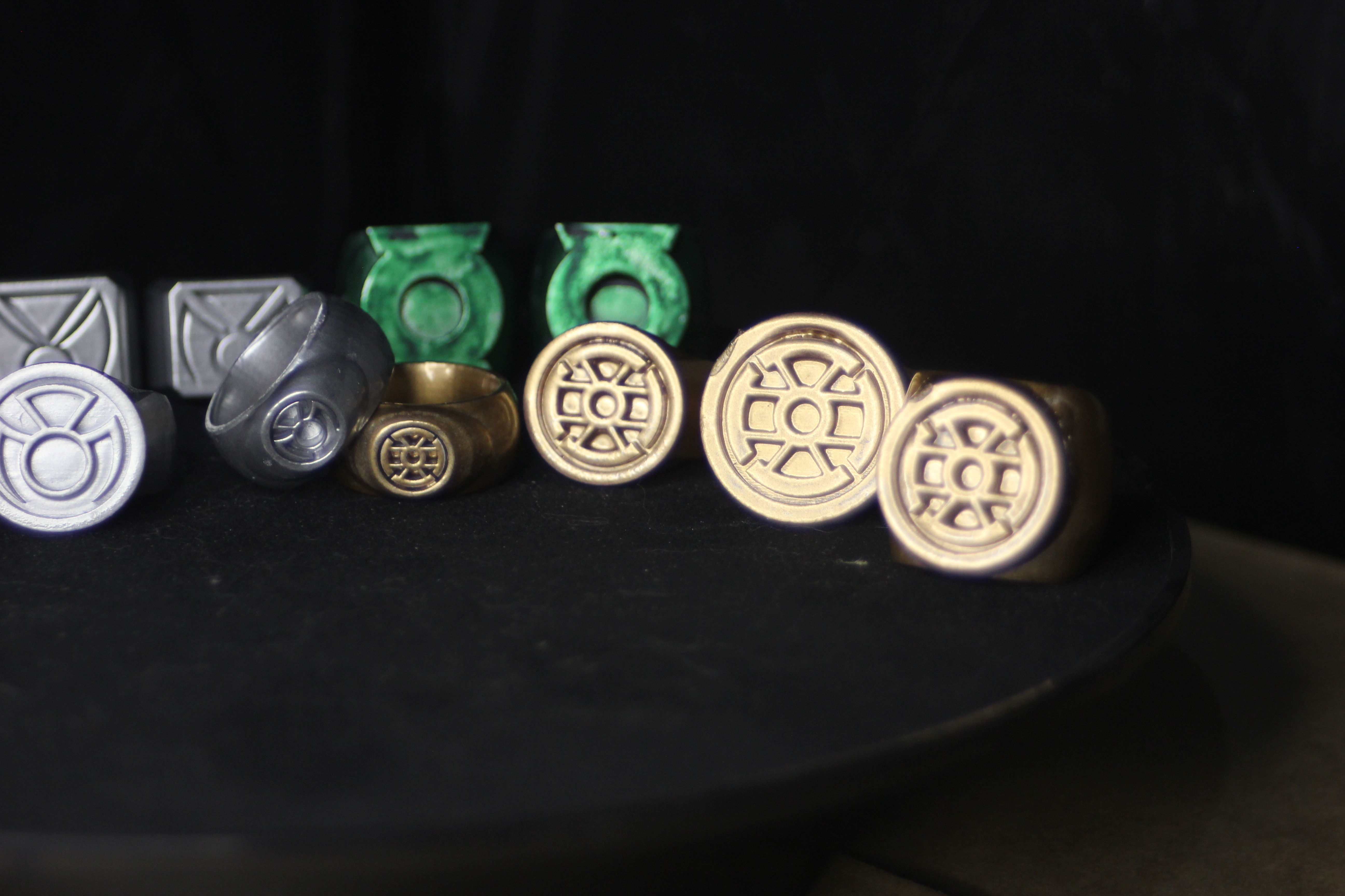 DC Comics Lantern Rings - All Including Gold and Phantom 3D print model_8