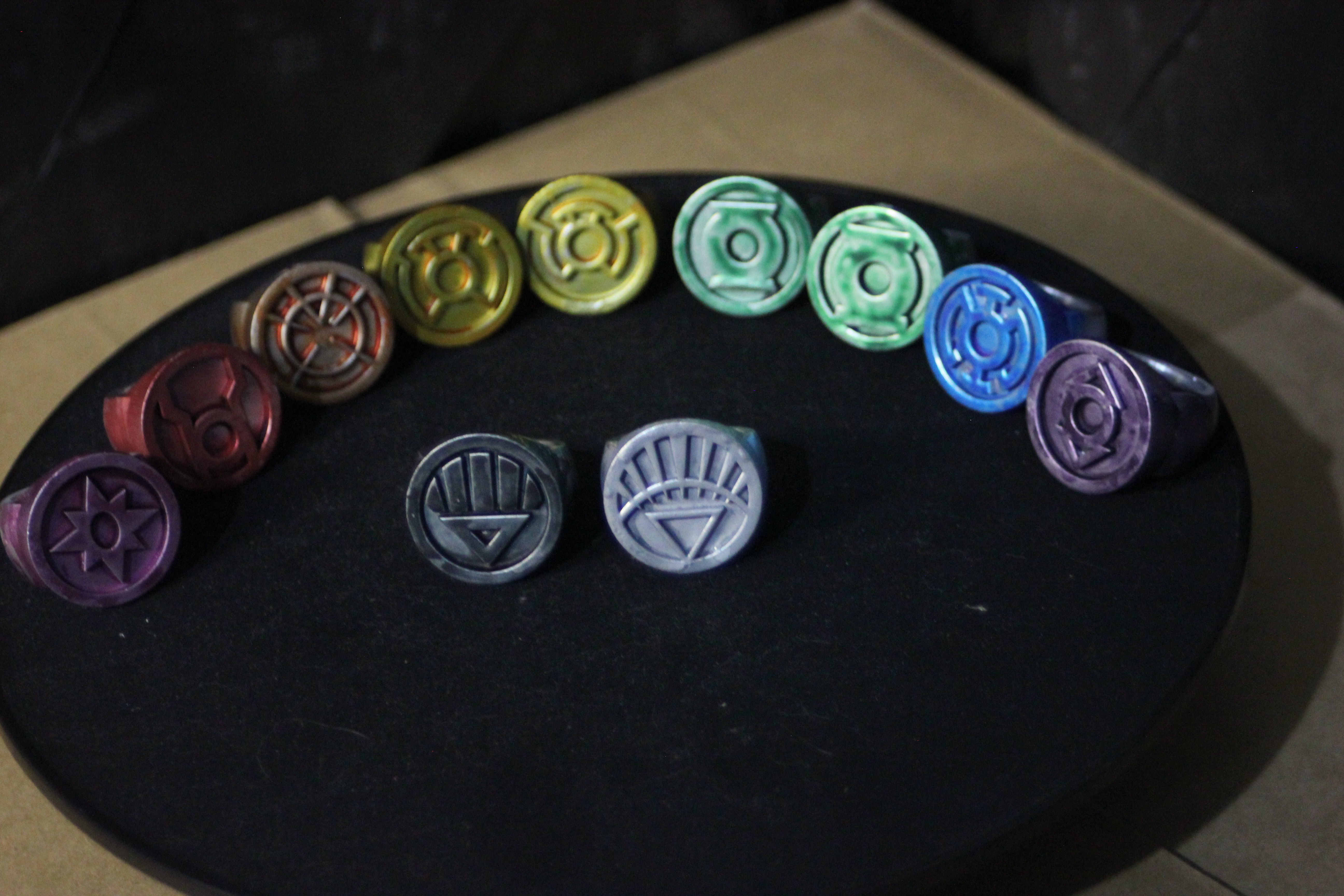 DC Comics Lantern Rings - All Including Gold and Phantom 3D print model_17