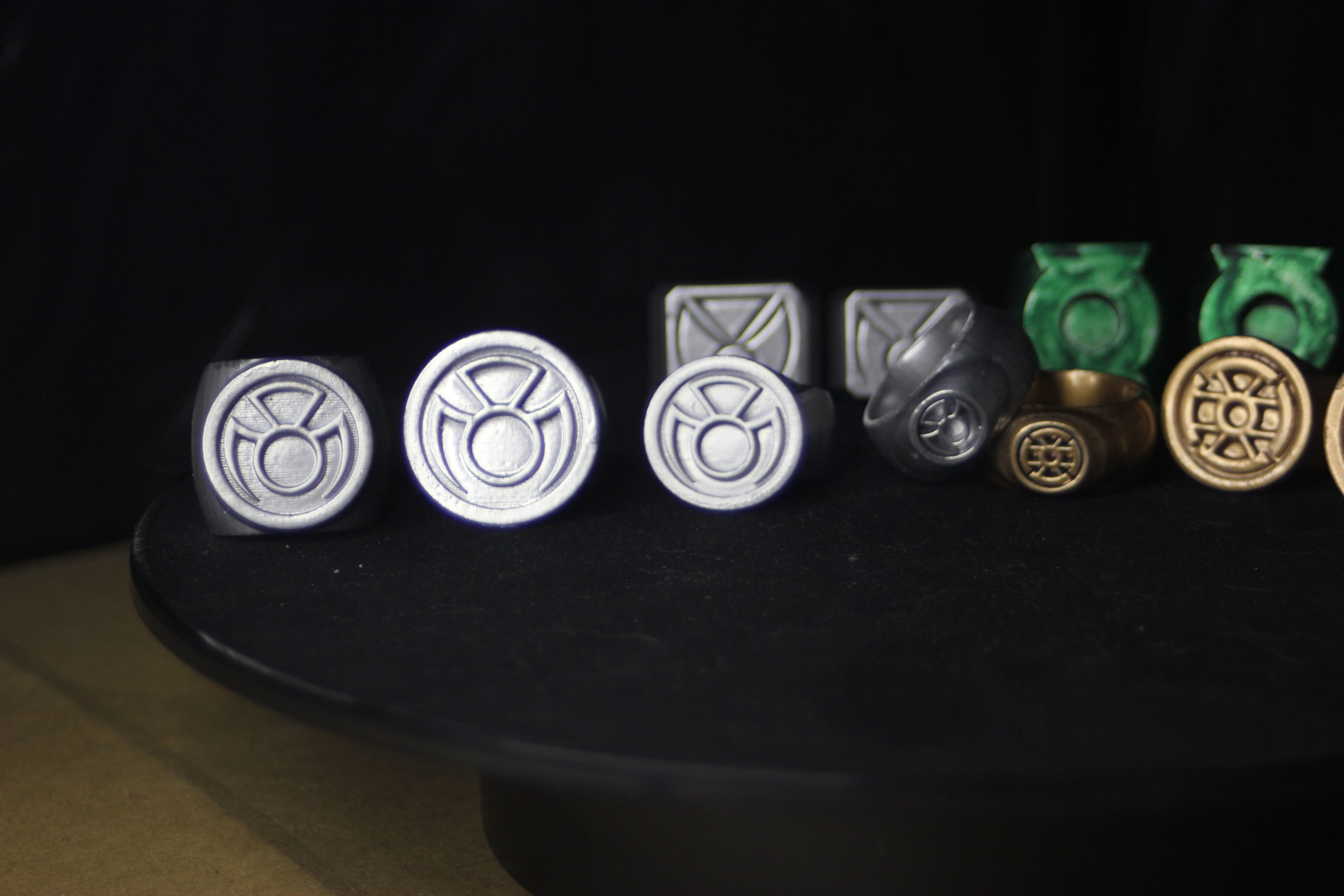 DC Comics Lantern Rings - All Including Gold and Phantom 3D print model_20
