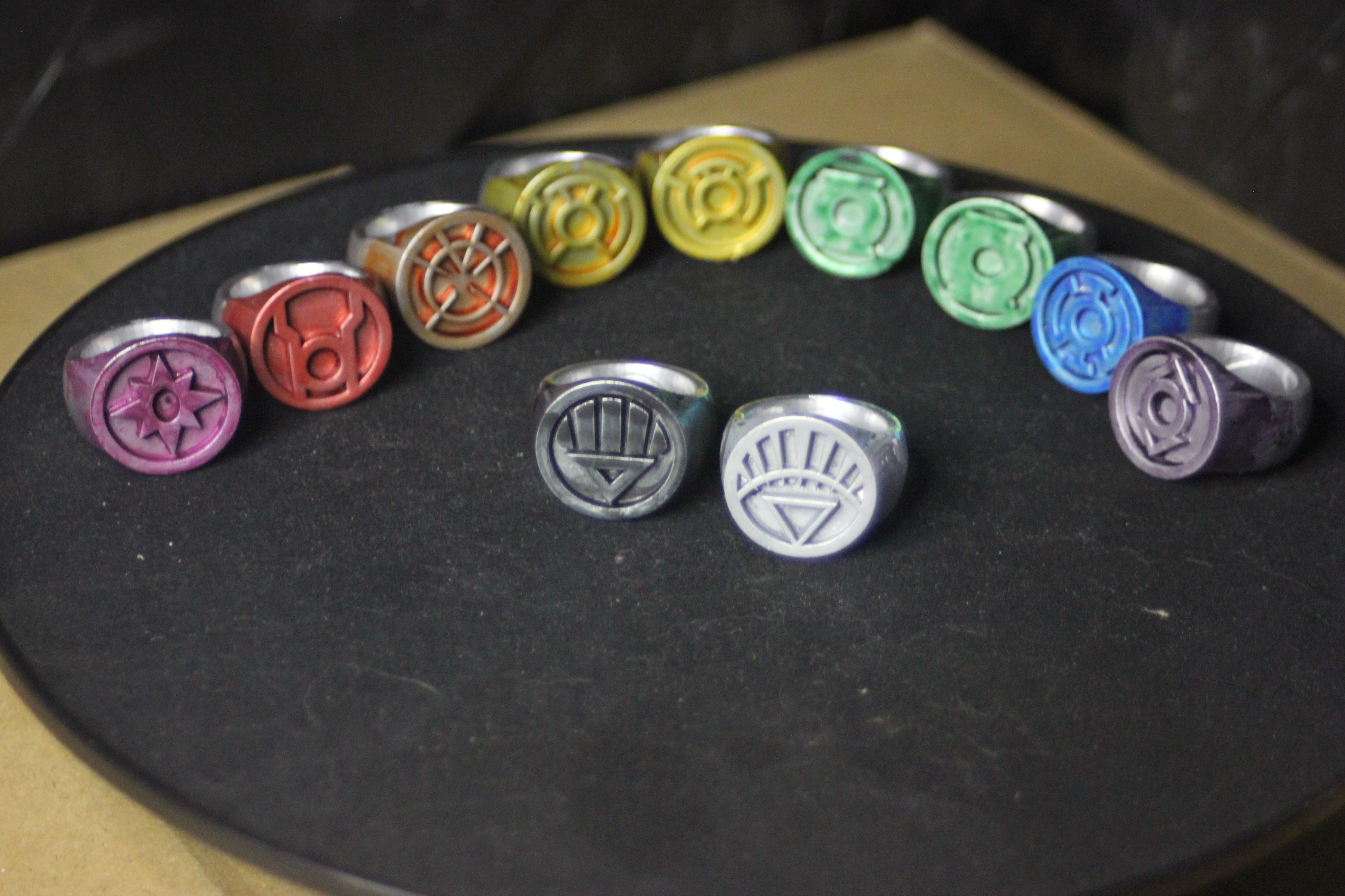 DC Comics Lantern Rings - All Including Gold and Phantom 3D print model_15