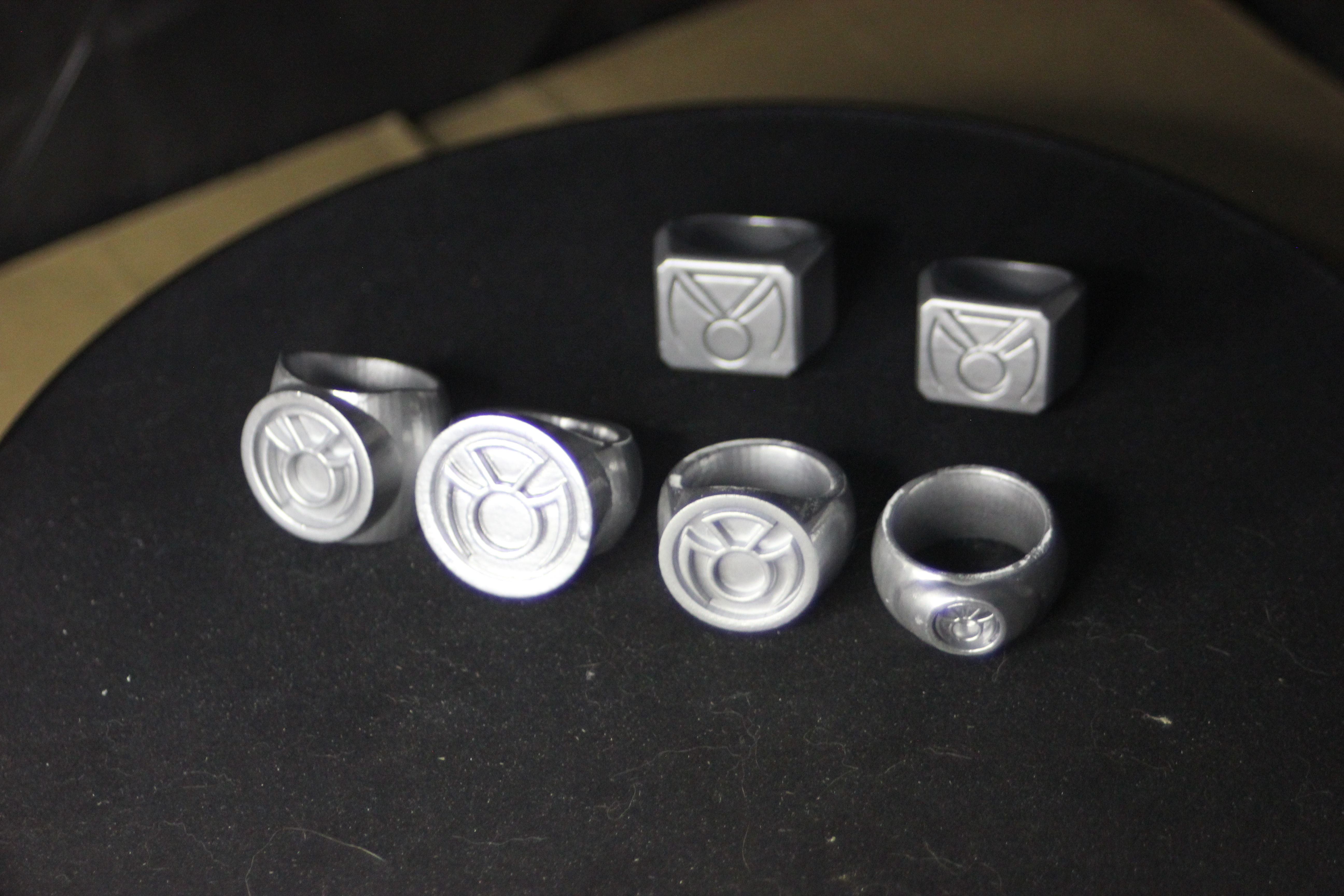 DC Comics Lantern Rings - All Including Gold and Phantom 3D print model_7