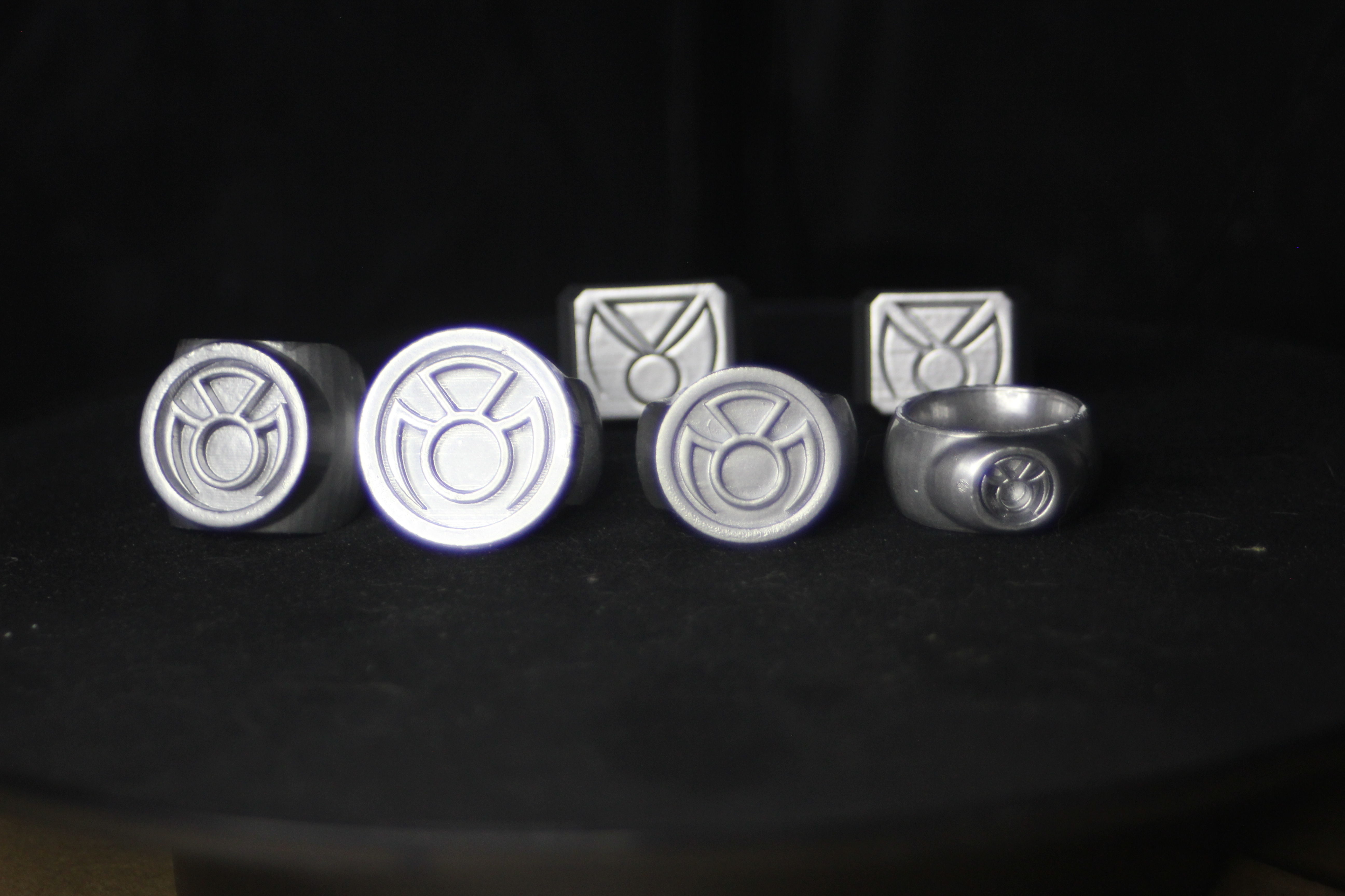 DC Comics Lantern Rings - All Including Gold and Phantom 3D print model_6
