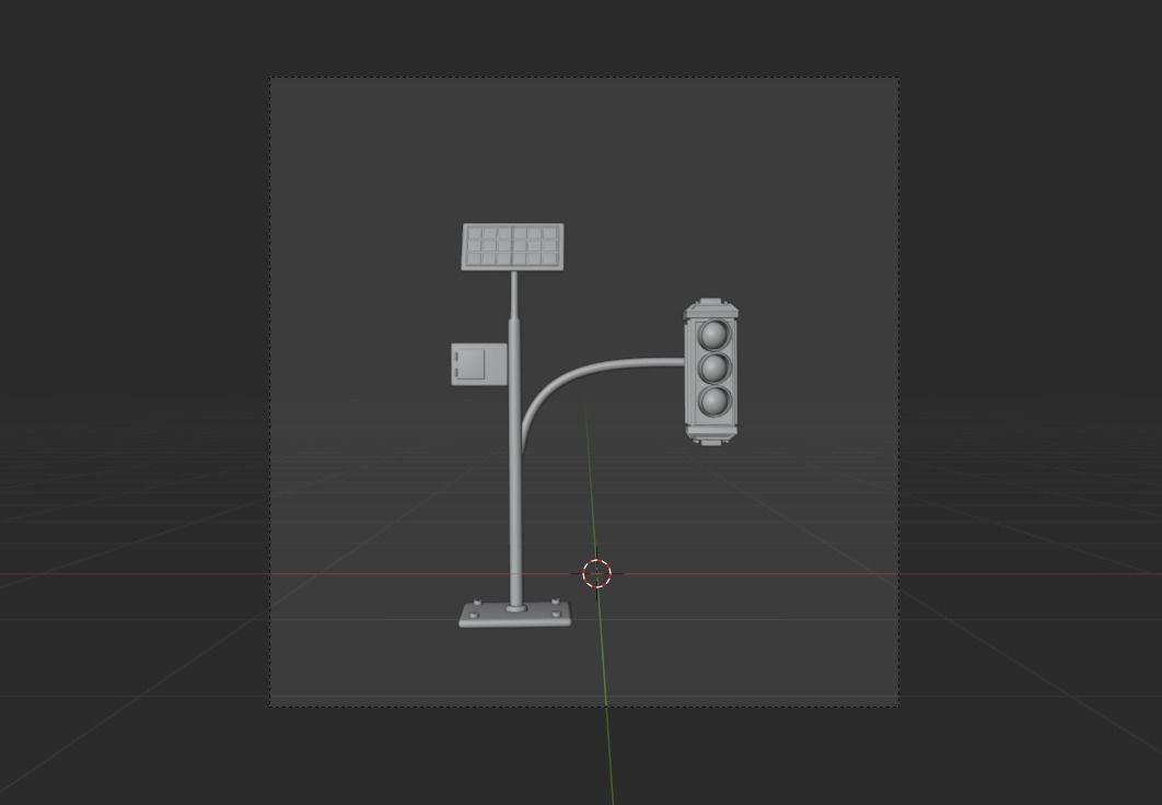 Traffic 3d Illustration Icon Pack 3D model_11