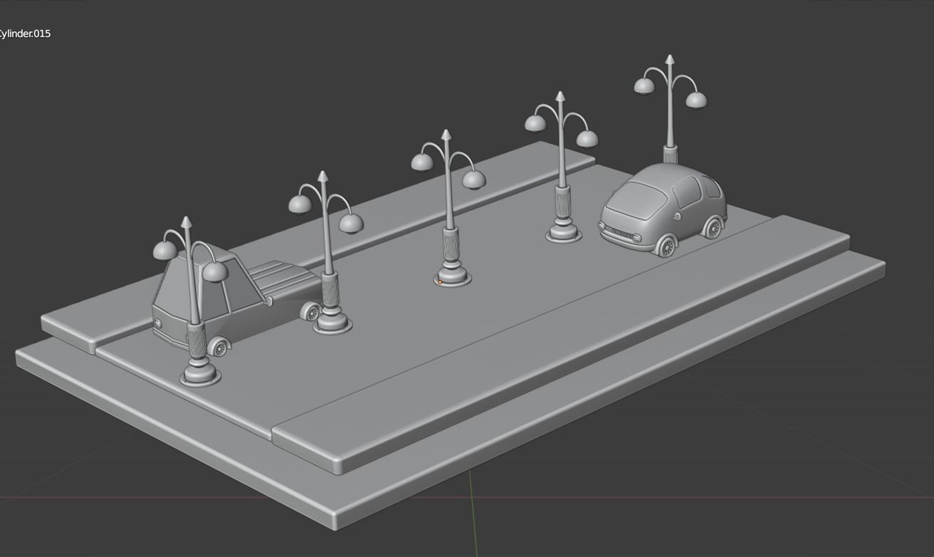 Traffic 3d Illustration Icon Pack 3D model_9