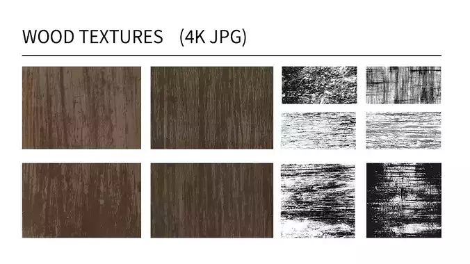 50 WOOD TEXTURE GRUNGE MAP 4K