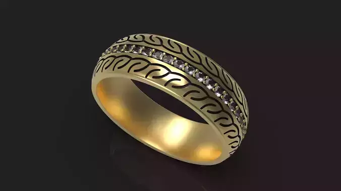 Diamond jewelry ring