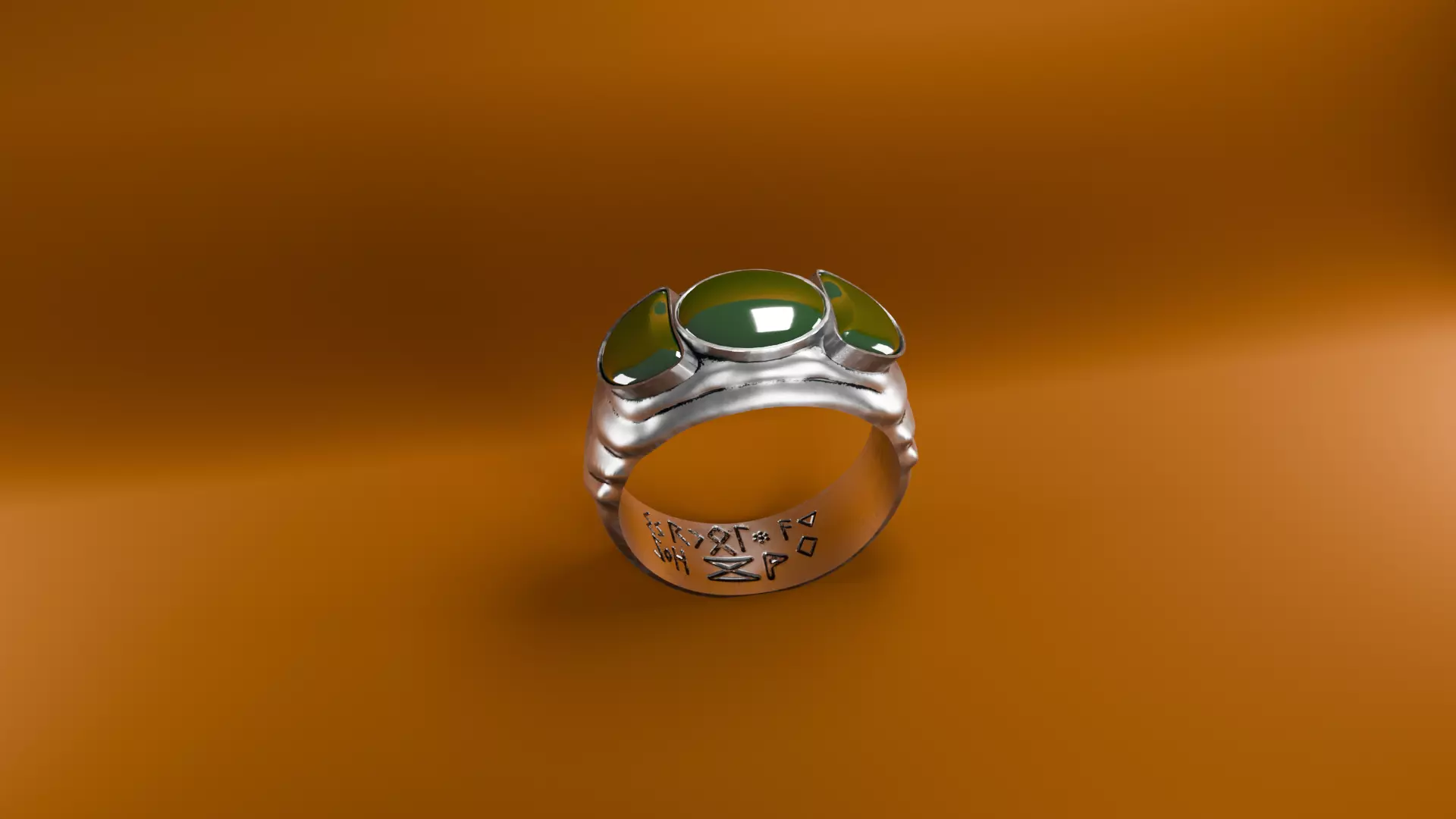 3d ring model inspired from Hunter x Hunter anime Jewelry 3D print model