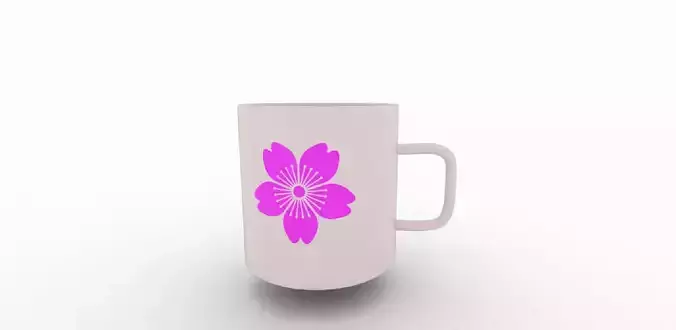 Patterned cup