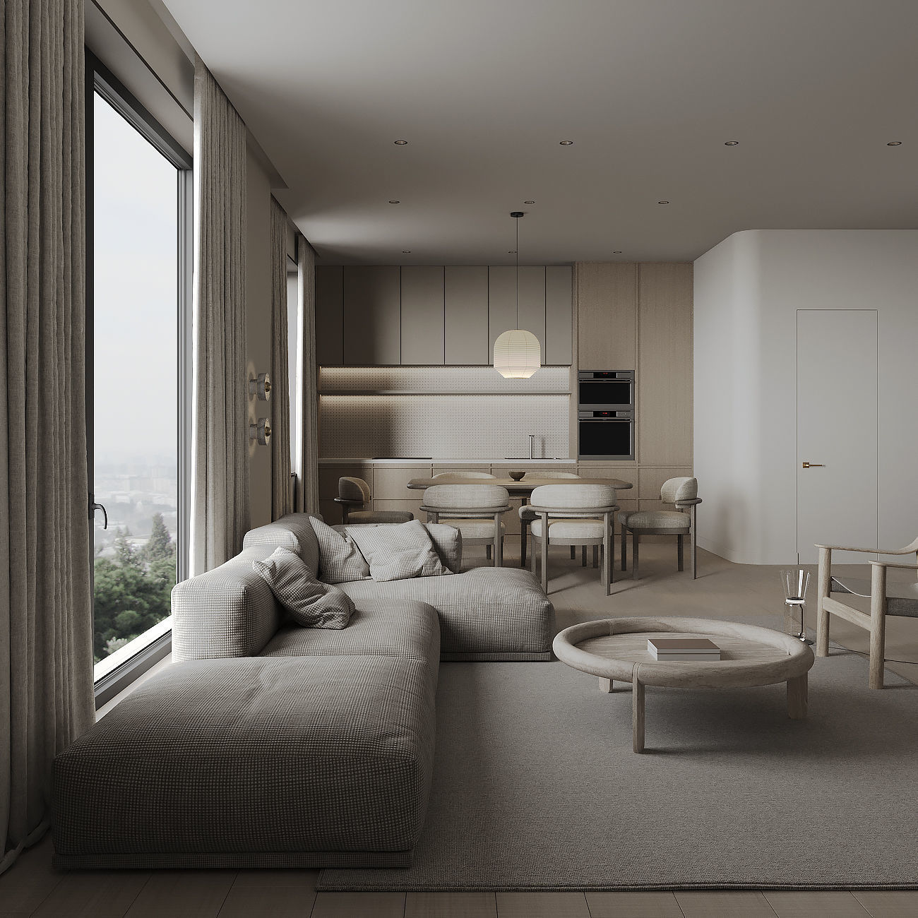 Cozy home interior 3D model_5