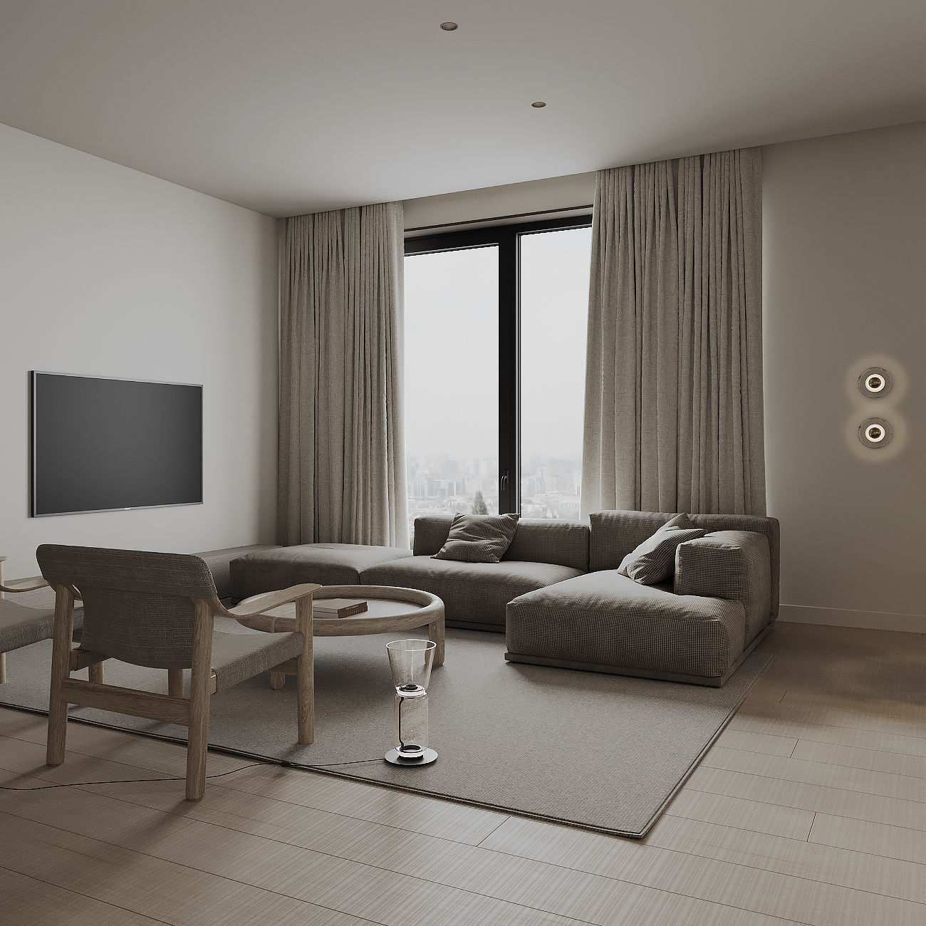 Cozy home interior 3D model_1