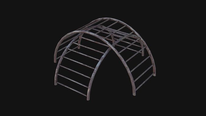 Jungle Gym Low-poly 3D model