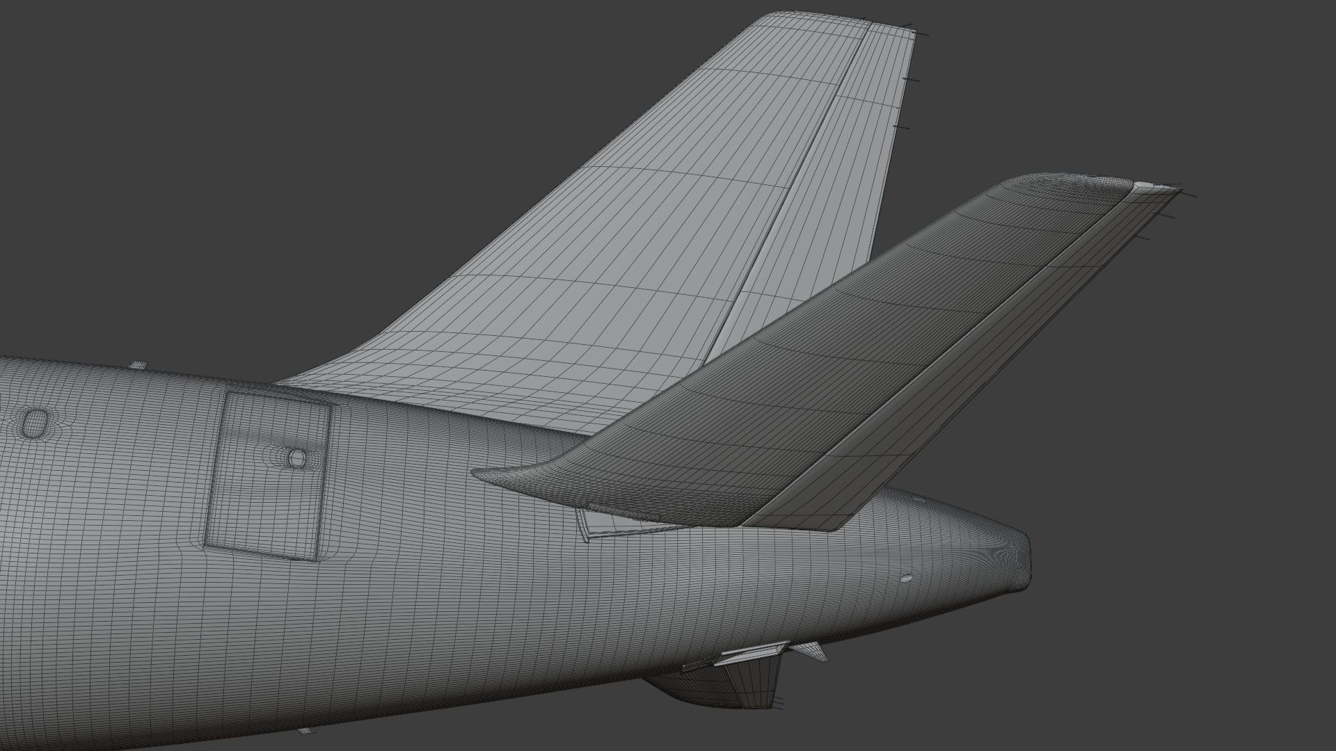 A320Neo ONLY Exterior NOT Textured 3D model_63