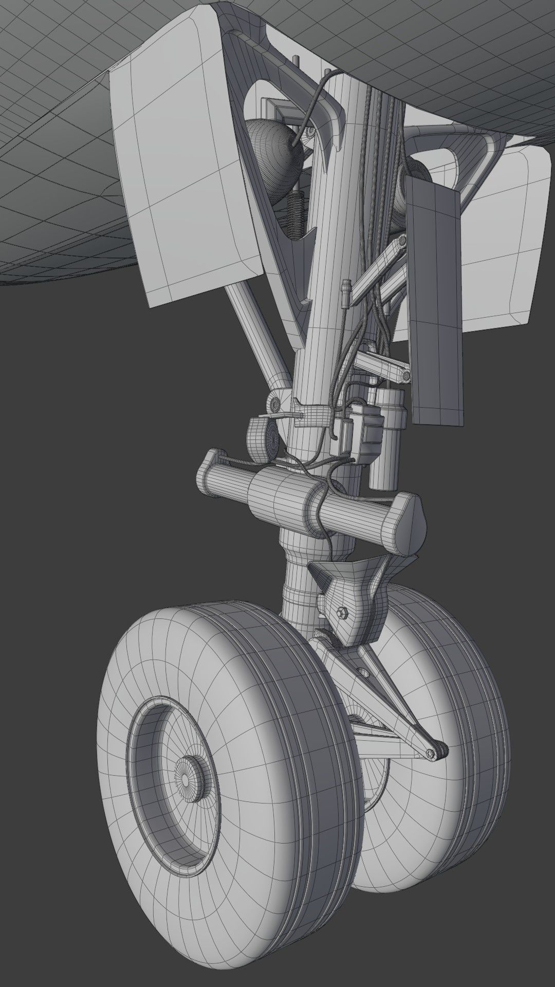 A320Neo ONLY Exterior NOT Textured 3D model_36