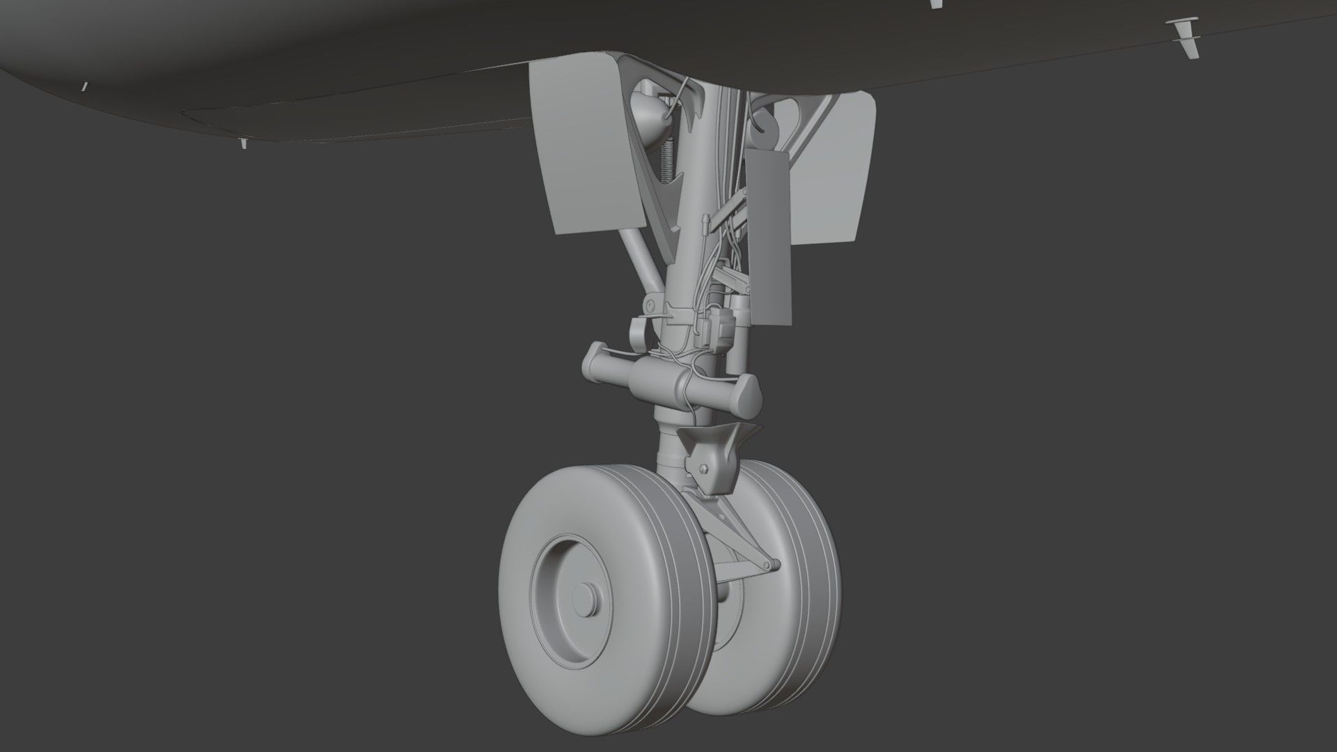 A320Neo ONLY Exterior NOT Textured 3D model_34