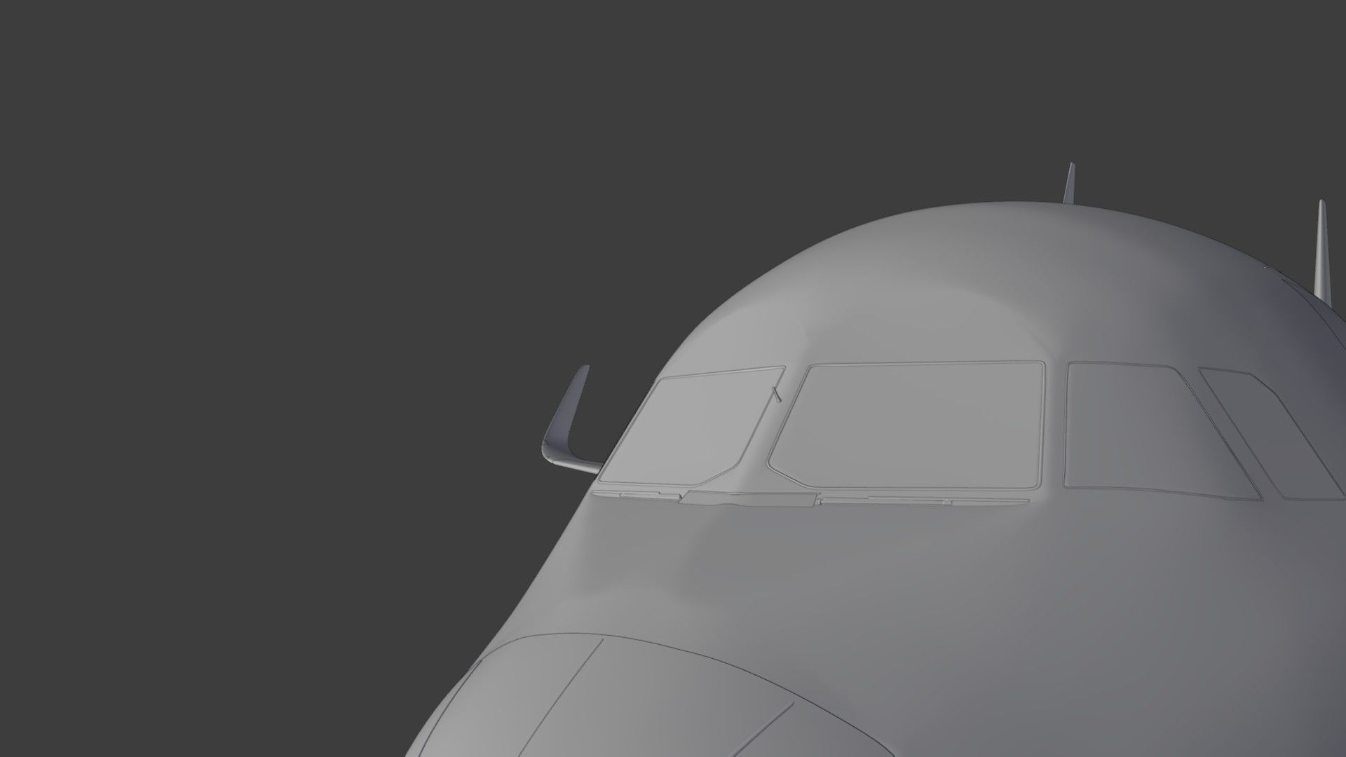 A320Neo ONLY Exterior NOT Textured 3D model_26