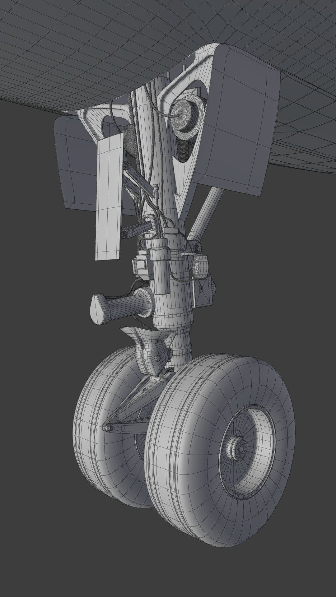 A320Neo ONLY Exterior NOT Textured 3D model_38