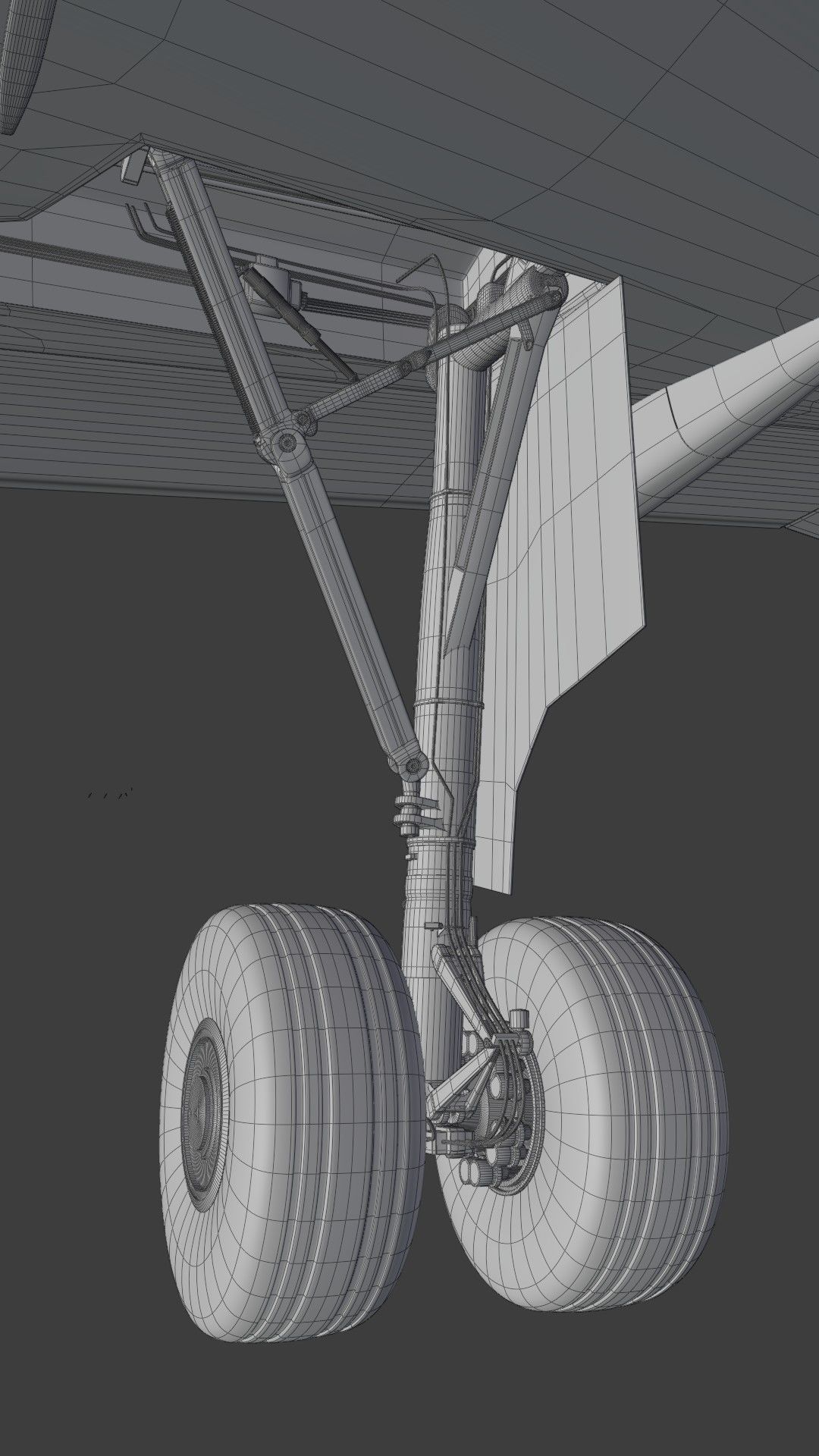 A320Neo ONLY Exterior NOT Textured 3D model_46