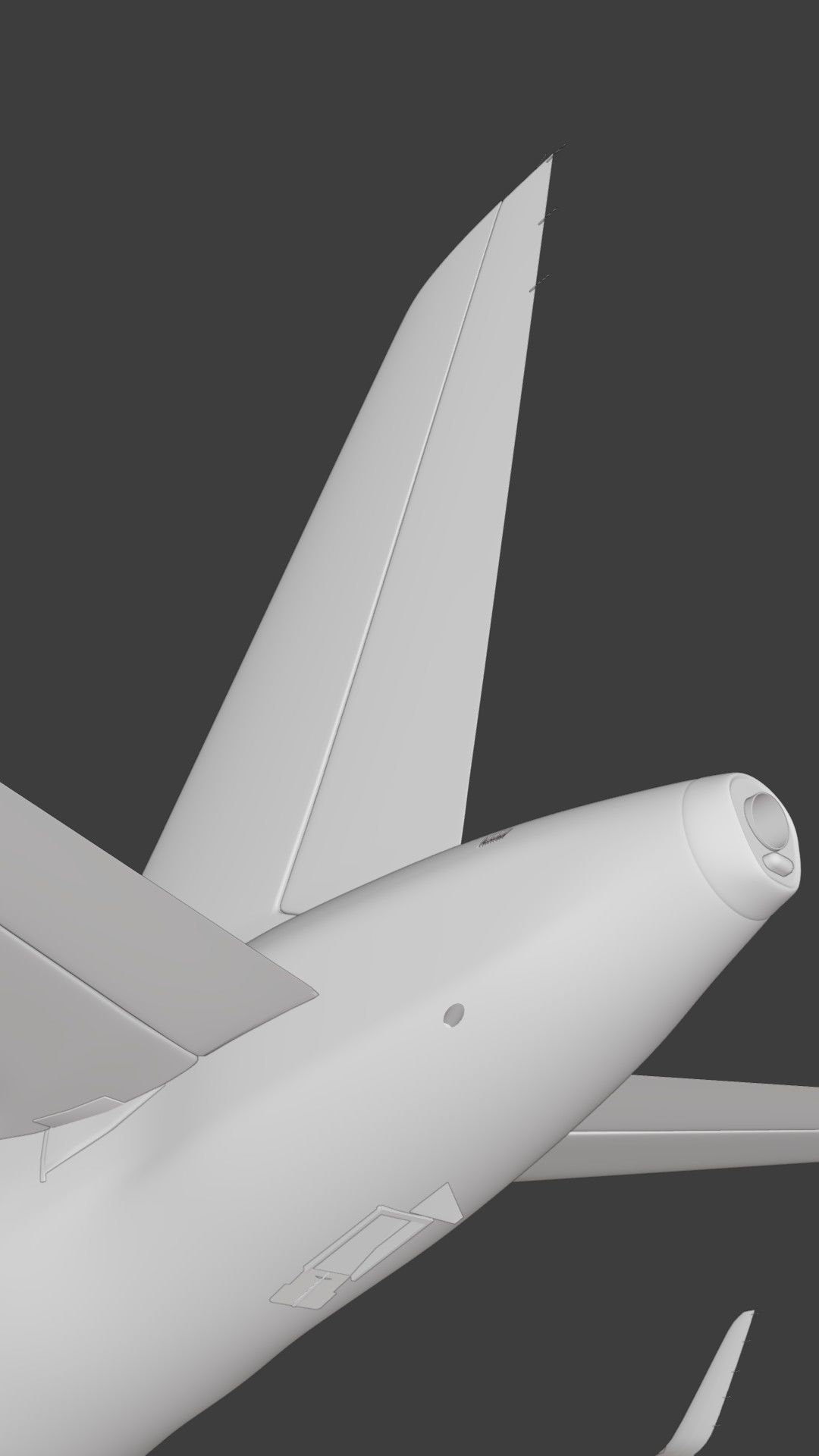 A320Neo ONLY Exterior NOT Textured 3D model_48