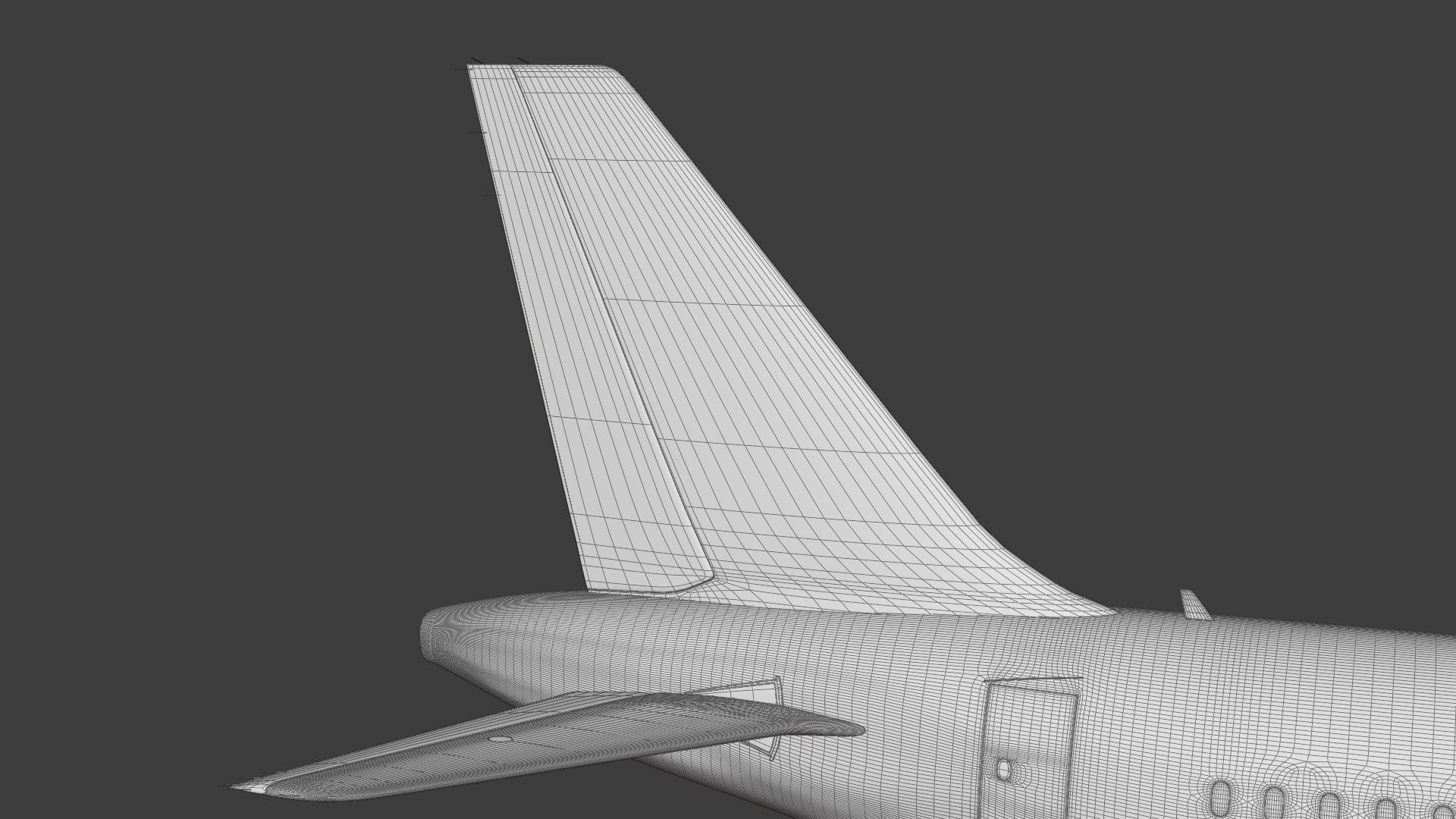 A320Neo ONLY Exterior NOT Textured 3D model_62