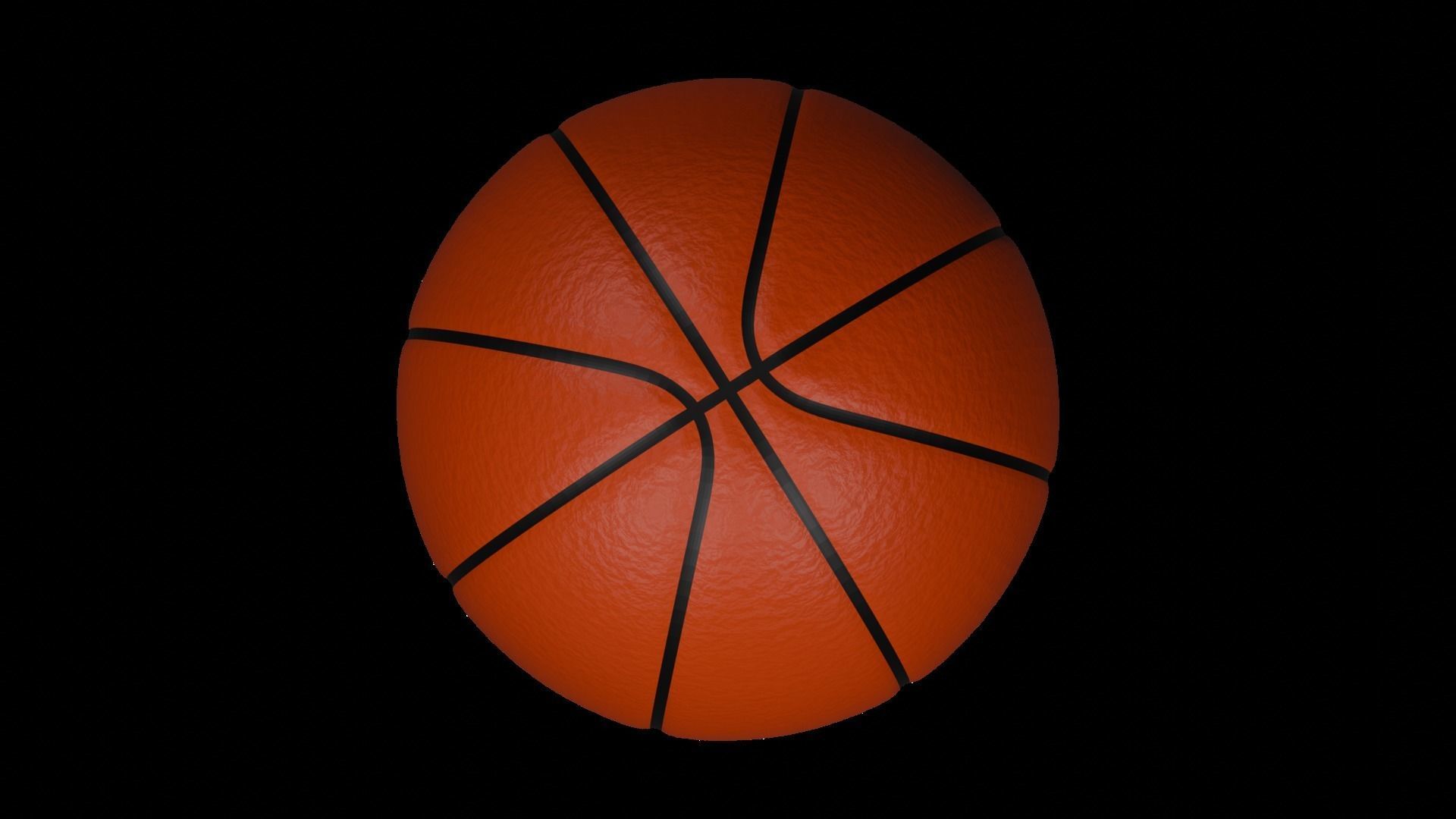 3D BASKETBALL BALL Low-poly 3D model_2