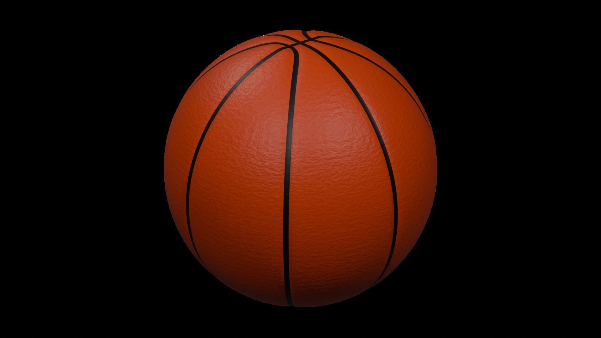 3D BASKETBALL BALL Low-poly 3D model_1