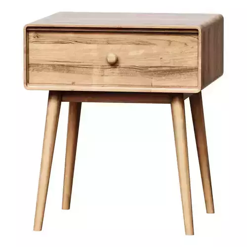 Bedside table with oak drawer Miji