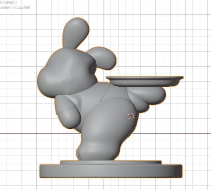 a rabbit - bunny  3D print model_4