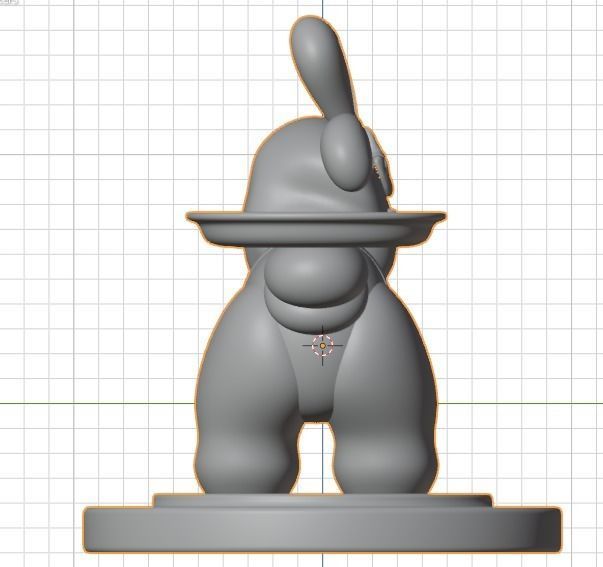 a rabbit - bunny  3D print model_6