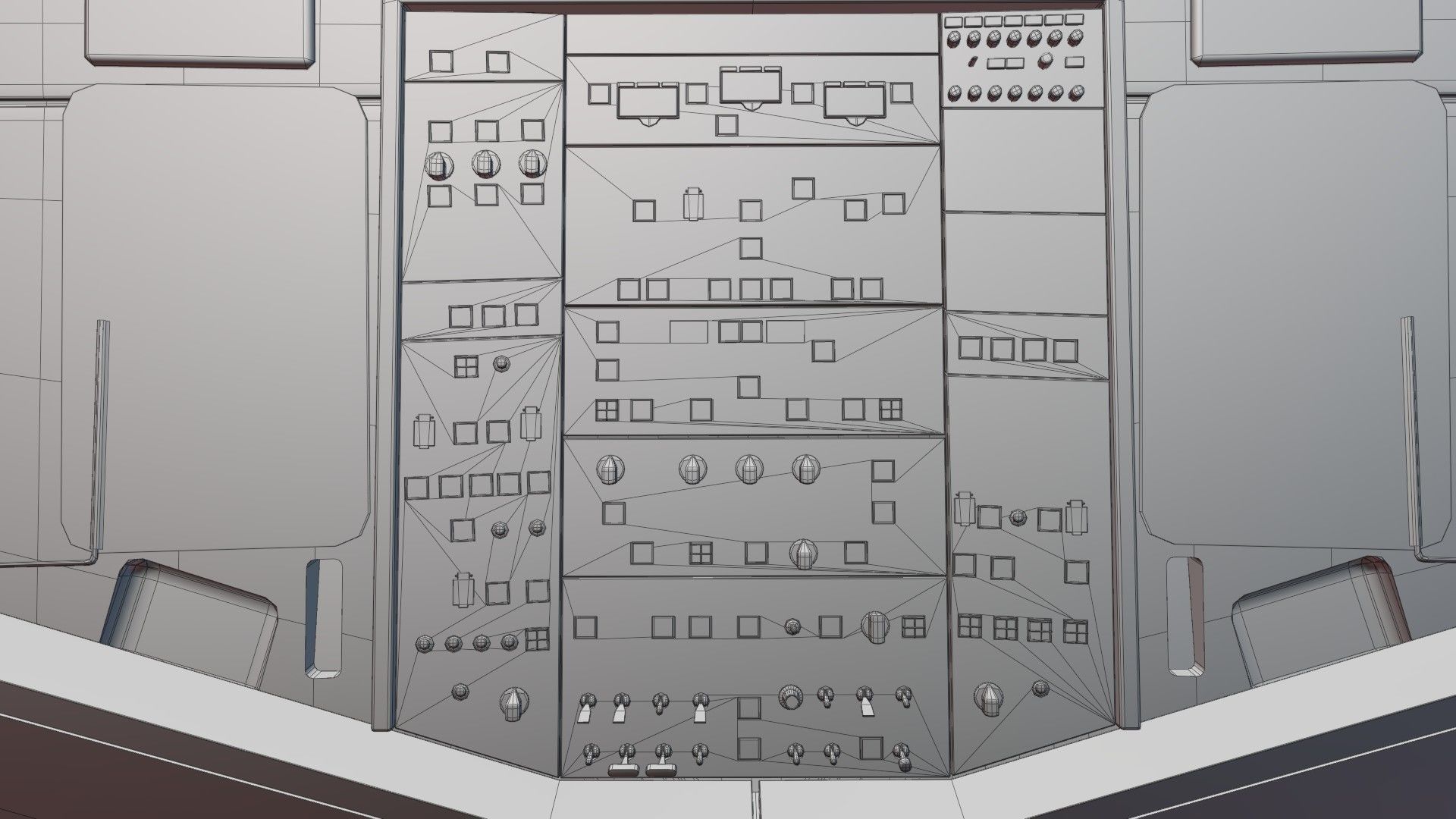 Airbus A320Neo Interior With Cockpit  3D model_28