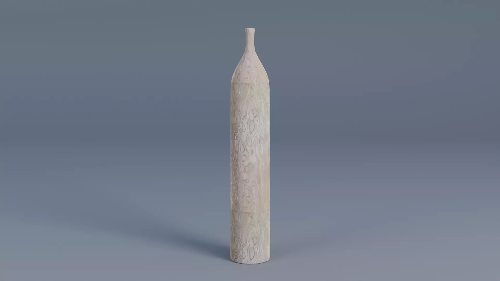 Decorative Vase Low-poly 3D model_0